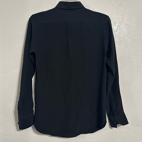 Saint Laurent Silk Button front Shirt in Black FR 34 - Picture 9 of 11